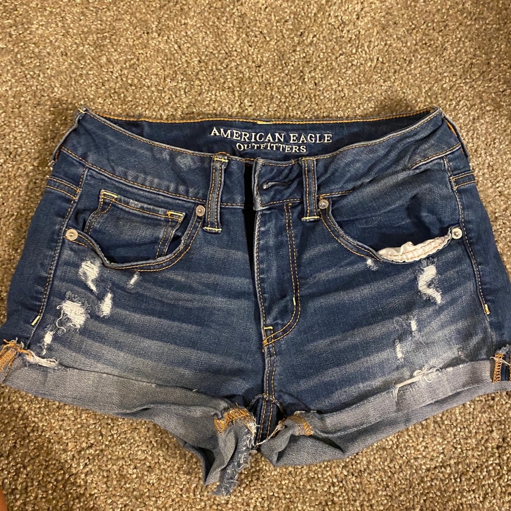 American eagle jean shorts